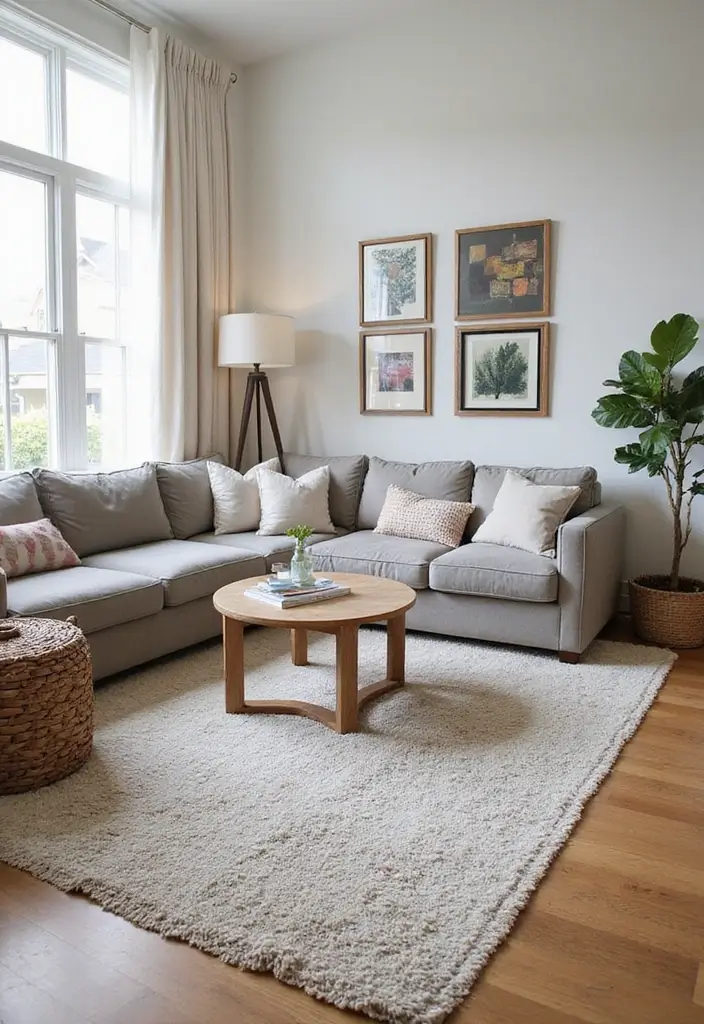 20 Cozy Fall Decor Ideas for Your Living Room That Will Make You Want to Cuddle Up! - 4. Layered Area Rugs