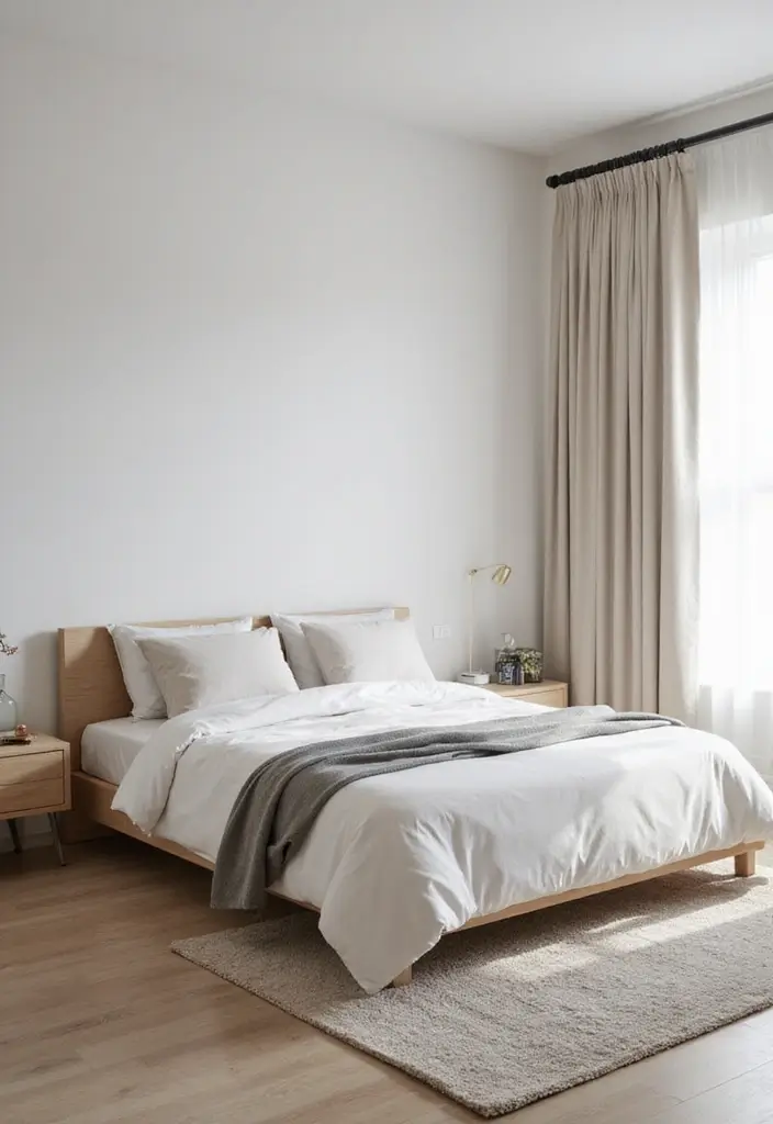 25 Modern Bedroom Decor Ideas That Will Transform Your Space (You Won't Believe #16!) - 1. Minimalist Magic