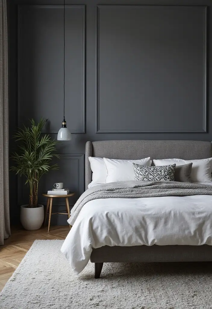 25 Modern Bedroom Decor Ideas That Will Transform Your Space (You Won't Believe #16!) - 6. Monochrome Magic