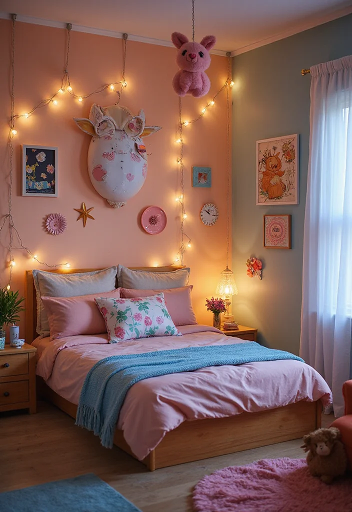 19 Bedroom Transformations Under $200 That'll Leave You Speechless! (Wait Until You See #3!) - 14. Whimsical Wonderland