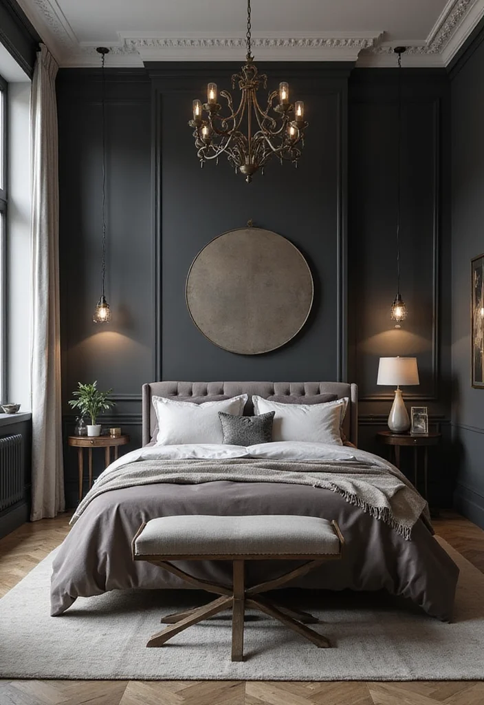 19 Bedroom Transformations Under $200 That'll Leave You Speechless! (Wait Until You See #3!) - 15. Monochrome Magic