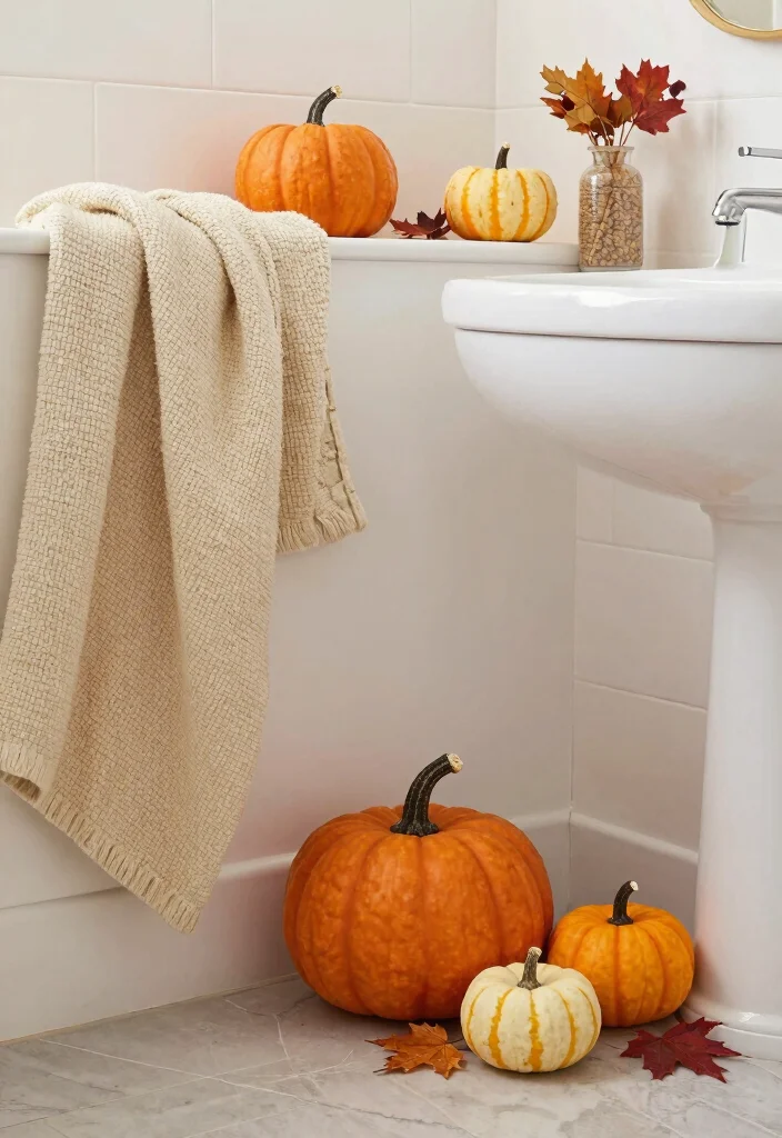 19 Budget Bathroom Decor Ideas That'll Refresh Your Space in No Time! - 19. Seasonal Decor Switch-Up 1